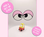 Little Tikes Pink Number Plate (PACK OF 2) Cosy Coupe, Ride on, Children's Car Licence Plate. Cozy Coupe Stickers, personalised numberplate