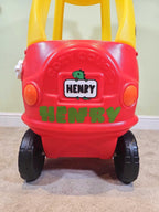 Little Tikes Stickers, Cosy Coupe, Ride on Car, Children's Gift. Cozy Coupe Stickers, personalised Vinyl decals