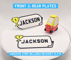 Little Tikes Number Plate, Golf Cart, Cosy Coupe, Ride on, Children's Car License Plate. Cozy Coupe Stickers, Golf Caddy Theme. 2nd Birthday