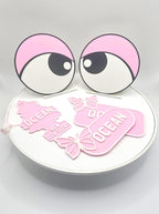 Little Tikes Pink Butterfly Number Plate (PACK OF 2) Cosy Coupe, Ride on Car, Children's Car License Plate. Cozy Coupe Accessories