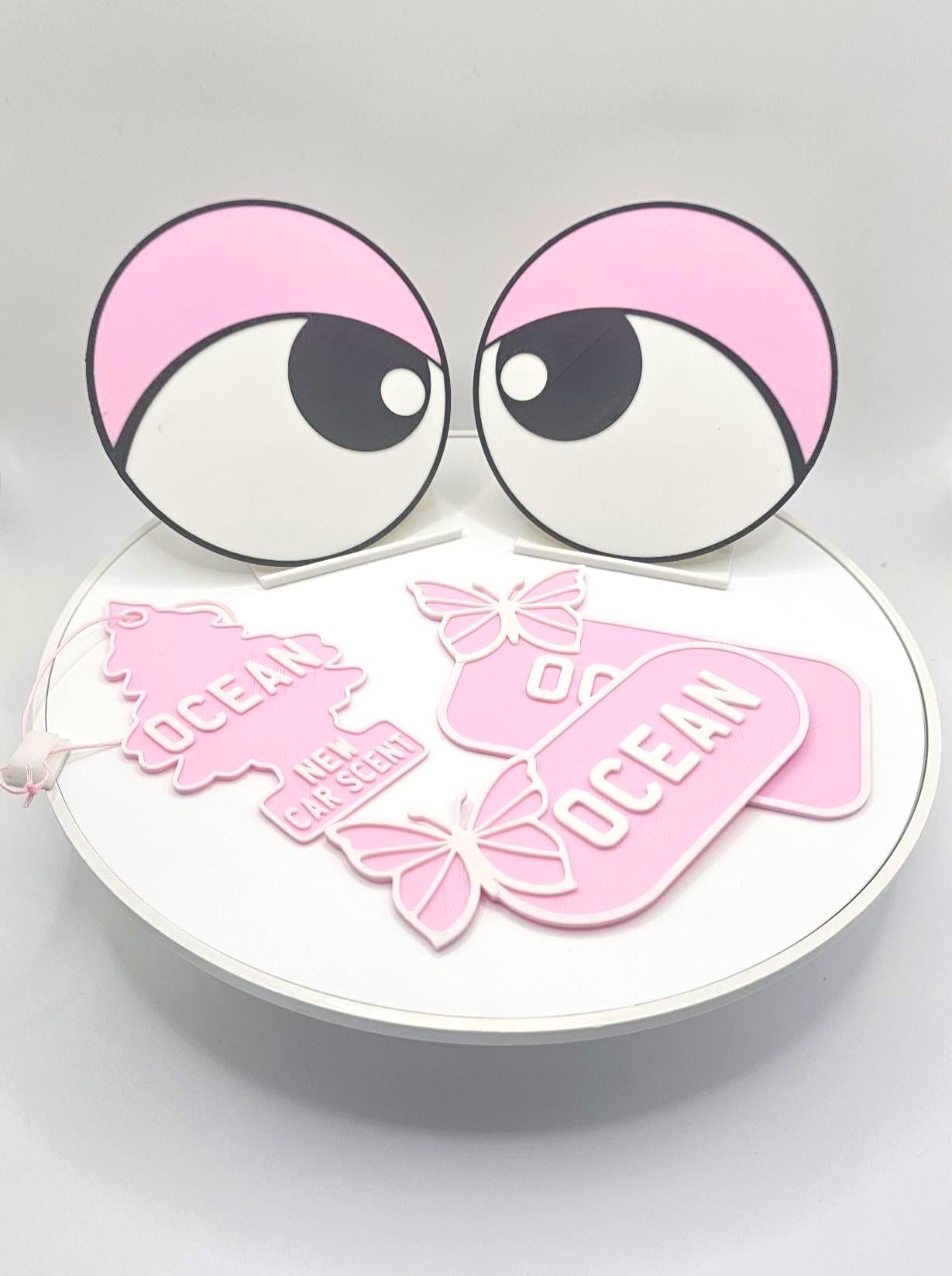 Little Tikes Pink Butterfly Number Plate (PACK OF 2) Cosy Coupe, Ride on Car, Children's Car License Plate. Cozy Coupe Accessories