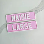 Pink License Plate, Personalised number plate, Toddler Gift, Ride on Car, 4th Birthday gift, New car gift, Mobility Scooters and Quad Bikes