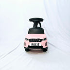 Personalised Pink Licence Plate with Ribbon Detail | Kids Ride On Car | Toddler Birthday Gift | Smyths Toys Car