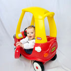 Personalised UK Style Number Plate Set for Little Tikes Cozy Coupe - Gift for Toddlers with Optional Extras