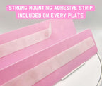 Pink License Plate, Personalised number plate, Toddler Gift, Ride on Car, 4th Birthday gift, New car gift, Mobility Scooters and Quad Bikes