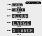 Classic Car License Plate, Kids number plate, Toddler Gift, Personalised plate, 4th Birthday gift, Retro Number Plate , Custom Ride On Car